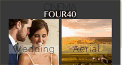 Desktop Screenshot of cinemafour40.com